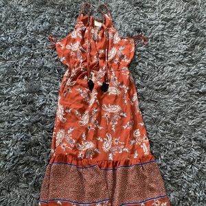 Knox Rose Rustic Orange Dress